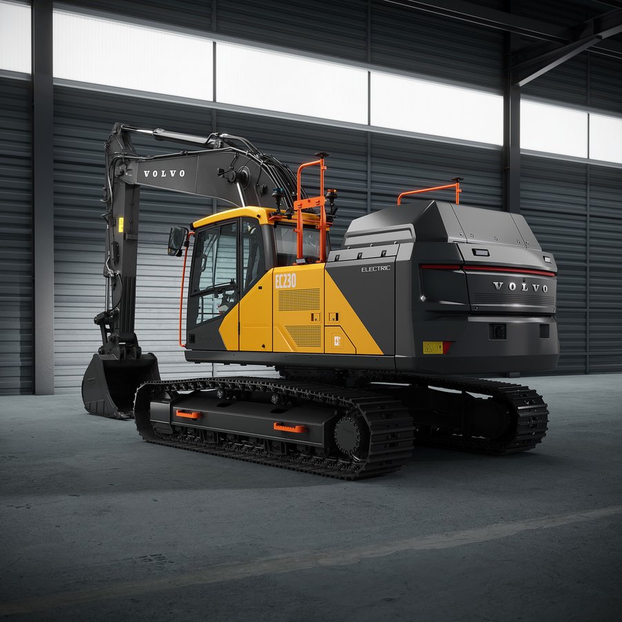 Updated Volvo EC230 Electric boasts full day operation 01